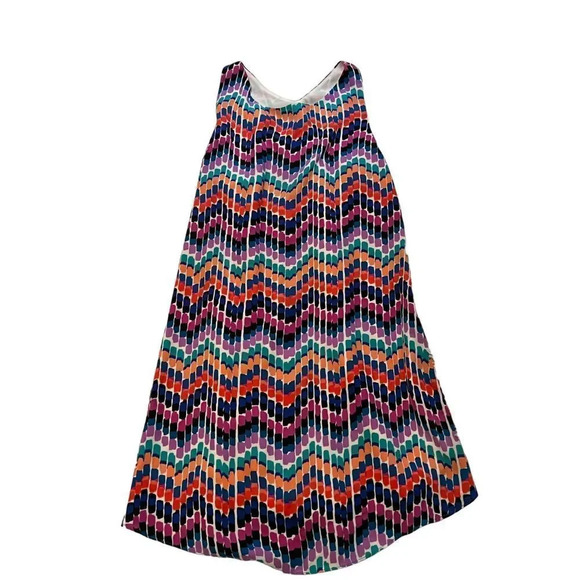 Aqua Dresses & Skirts - Aqua Zig Zag Stripe Mini Dress Multicolor NWT Size XS